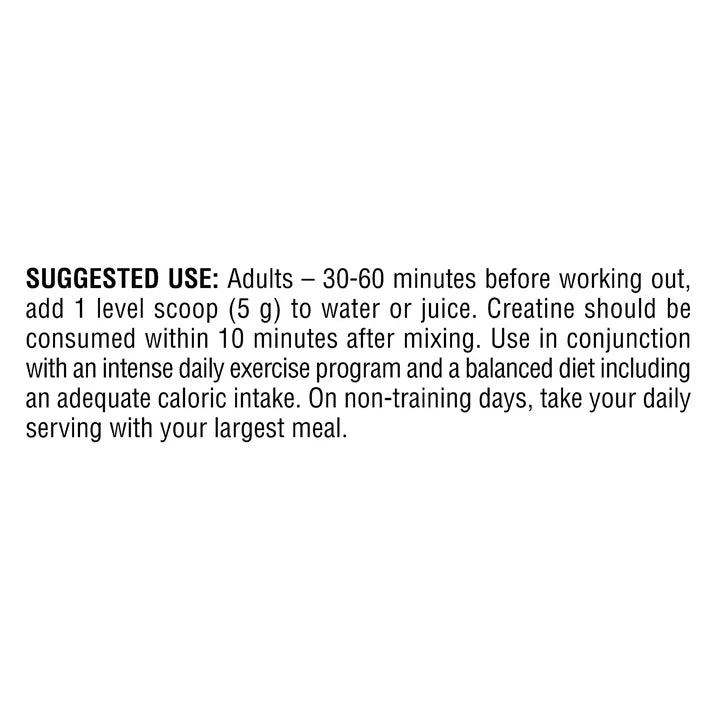 Equate Creatine Monohydrate Dietary Supplement, Unflavored – 15.87 oz