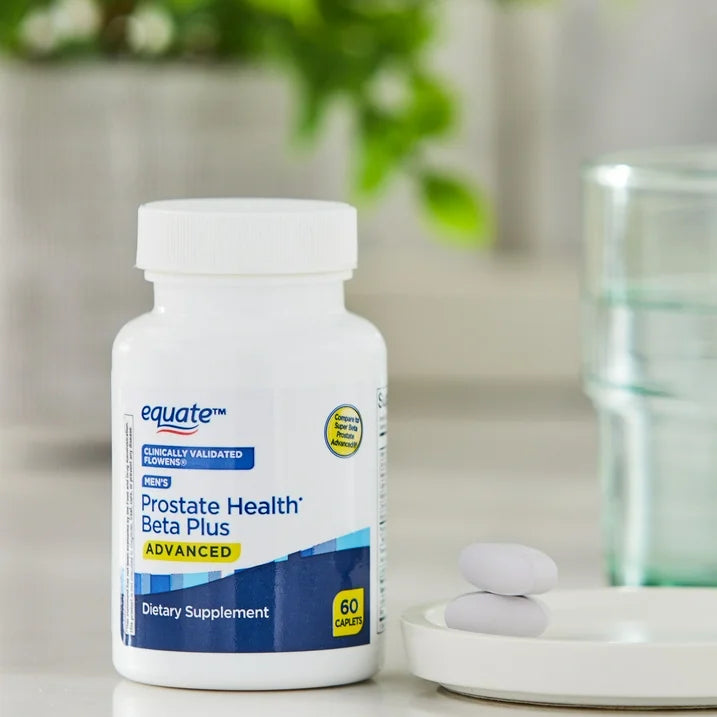 Equate Men’s Prostate Health Beta Plus, 60 Tablets, Comparable to Super Beta Prostate Advanced®, Dietary Supplement