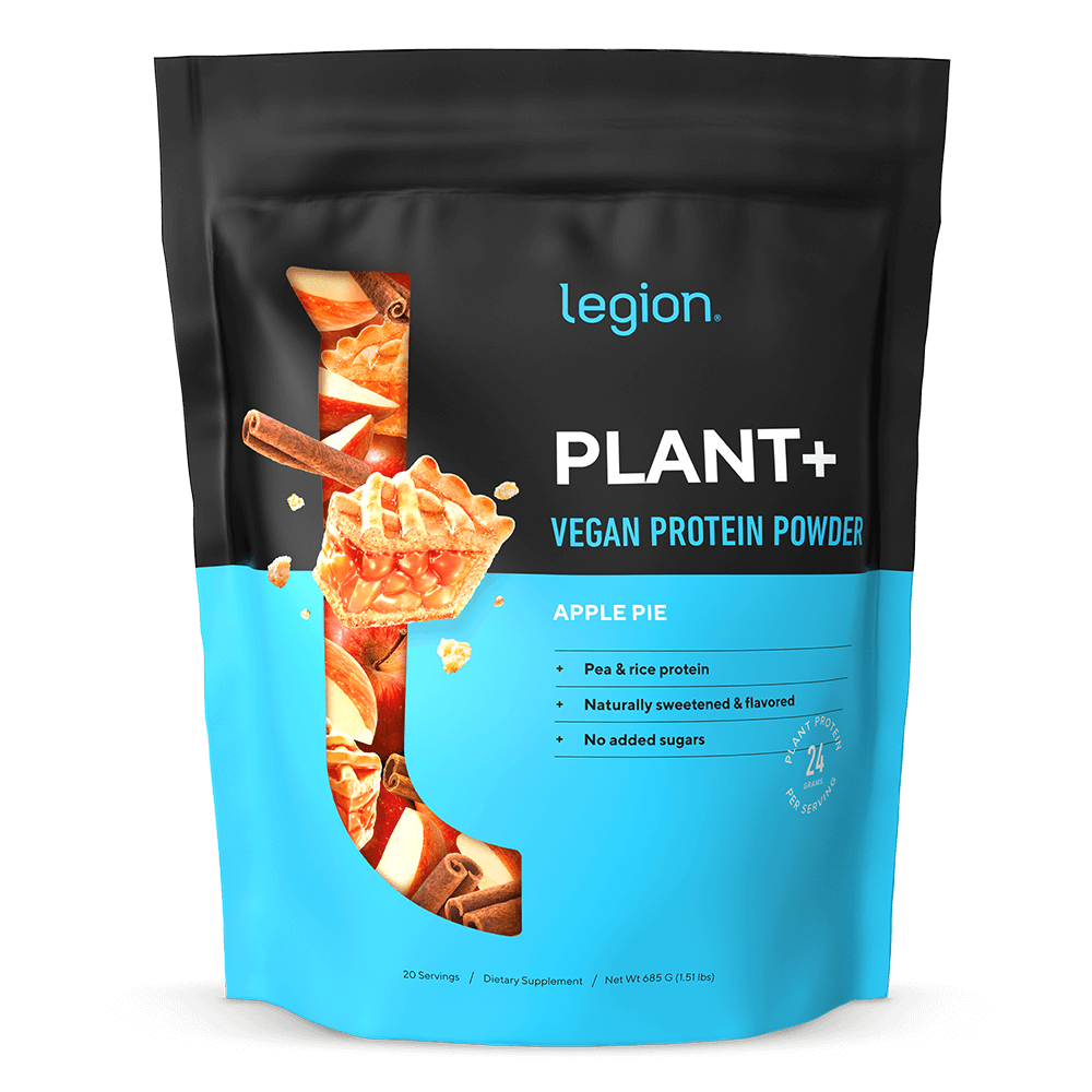 Legion Plant+ Vegan Plant Based Protein Powder – 20 Servings | Clean, Natural Protein