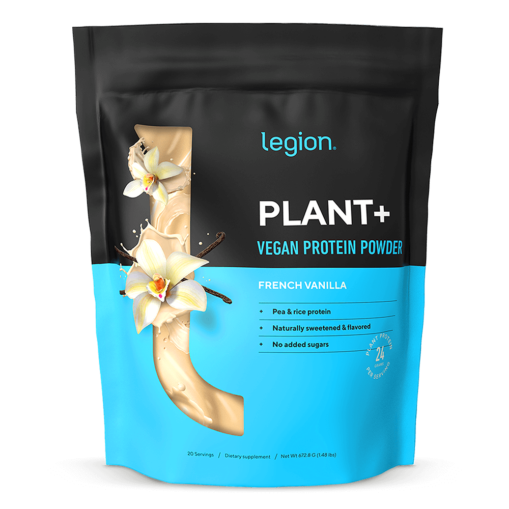 Legion Plant+ Vegan Plant Based Protein Powder – 20 Servings | Clean, Natural Protein