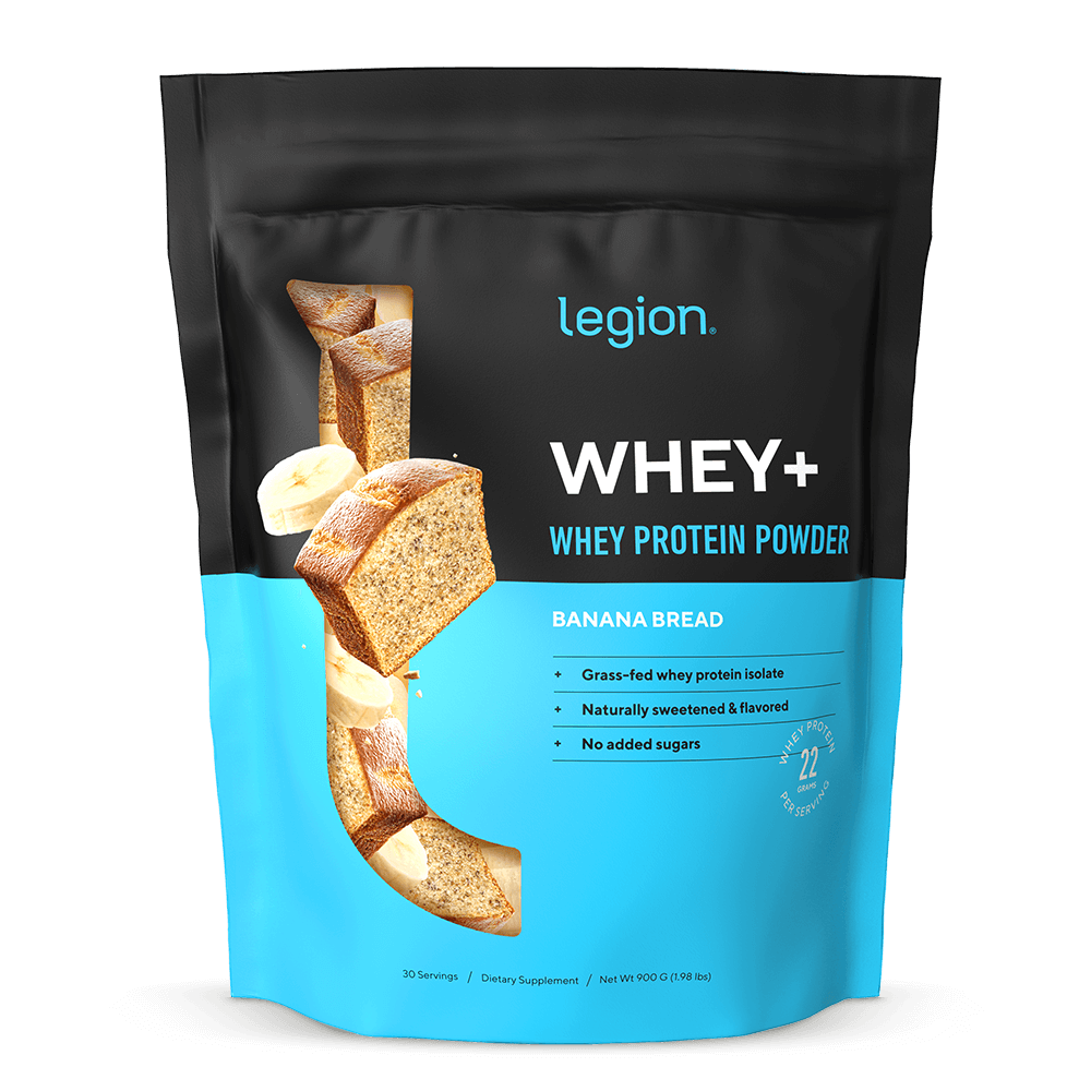 LEGION WHEY+ | BANANA BREAD| 30SV WHEY PROTEIN ISOLATE