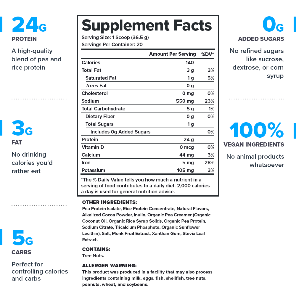 Legion Plant+ Vegan Plant Based Protein Powder – 20 Servings | Clean, Natural Protein