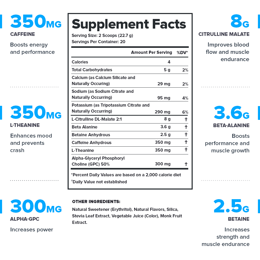 LEGION PULSE Pre Workout Drink – Sour Candy Flavor | Caffeine Free, Stim Free Formula for Clean Energy, Focus & Endurance