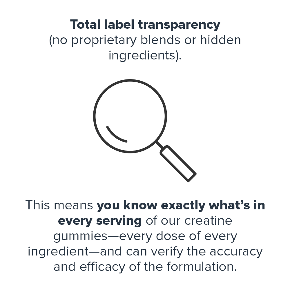 Creatine Monohydrate Gummies by Legion – Boost Strength & Recovery | 30 Servings
