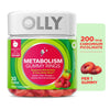 OLLY Metabolism Gummy Rings, 30 Count | Apple Cider Vinegar & Chromium Gummies for Adult Metabolism Support | Apple Flavor