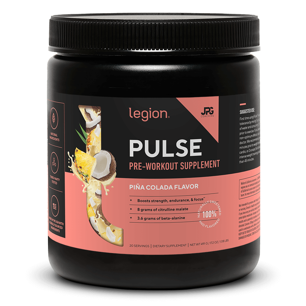 LEGION PULSE | PINA COLADA PRE-WORKOUT SUPPLEMENT