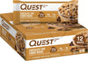 Quest Nutrition Chocolate Chip Cookie Dough Protein Bars, High Protein, Low Sugar, Keto Friendly, Gluten Free, 12 Ct