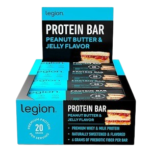 LEGION PROTEIN BAR PROBAR | PEANUT BUTTER JELLY | 12SV image 0