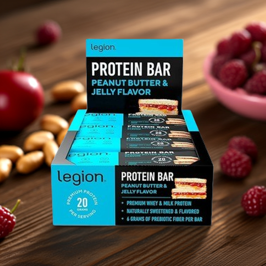 LEGION PROTEIN BAR PROBAR | PEANUT BUTTER JELLY | 12SV