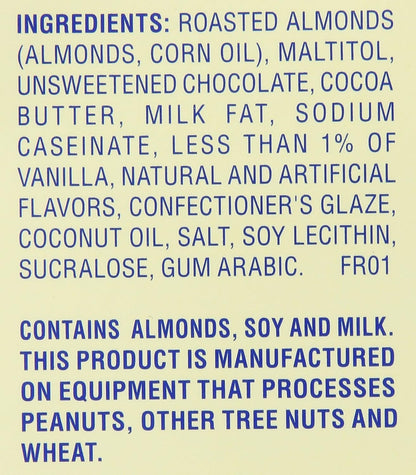 Atkins Endulge Treat – Chocolate Covered Almonds | Rich, Crunchy & Keto-Friendly Snack | 1 oz Packs, 5 Count