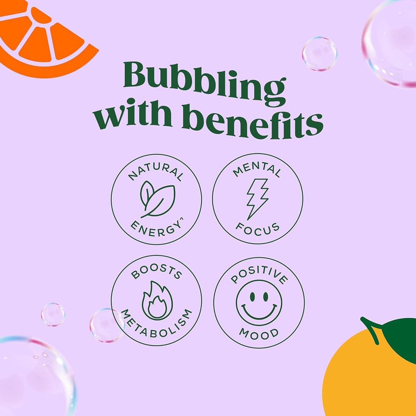 Bloom Nutrition Sparkling Energy Drink – Juicy Orange, 12oz (12 Pack)