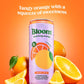 Bloom Nutrition Sparkling Energy Drink – Juicy Orange, 12oz (12 Pack)