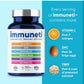 Immuneti 6-in-1 Immune Support – Vitamin C, D3, Zinc & Herbal Blend | Natural Immunity Booster