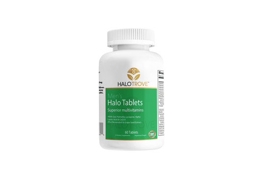 Men's Halo Multivitamin Tablets – Premium Daily Supplement for Men's Health, Energy & Vitality