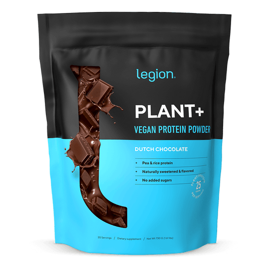 Legion Plant+ Vegan Plant Based Protein Powder – 20 Servings | Clean, Natural Protein