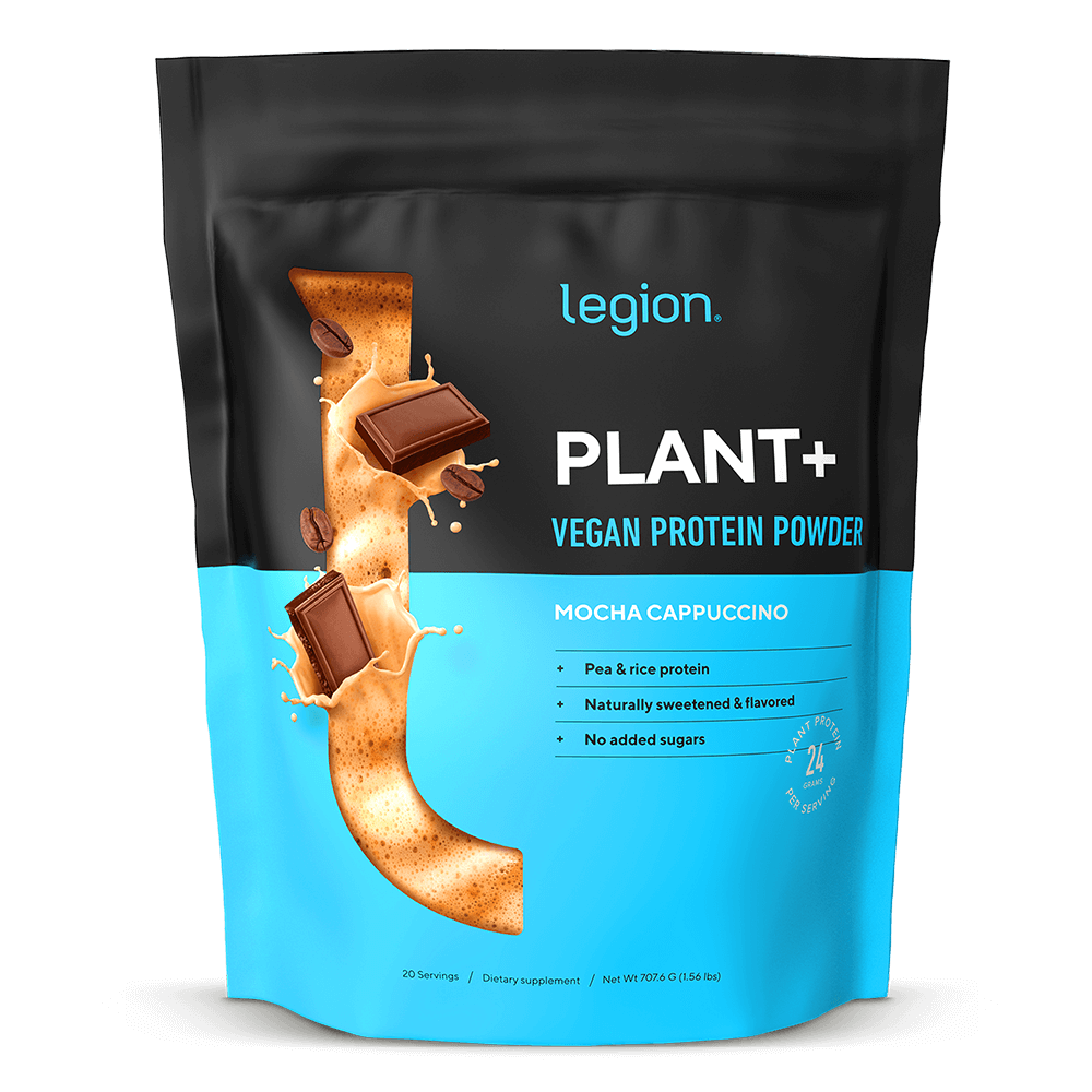 Legion Plant+ Vegan Plant Based Protein Powder – 20 Servings | Clean, Natural Protein