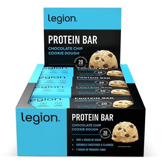 Legion Protein Bar ProCookie – Chocolate Chip Cookie Dough | High-Protein Snack | 12 Bars
