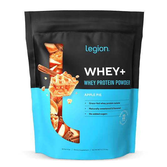 Legion Whey+ Whey Protein Isolate – Apple Pie Flavor | 30 Servings