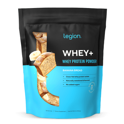 LEGION WHEY+ |  BANANA BREAD| 30SV WHEY PROTEIN ISOLATE