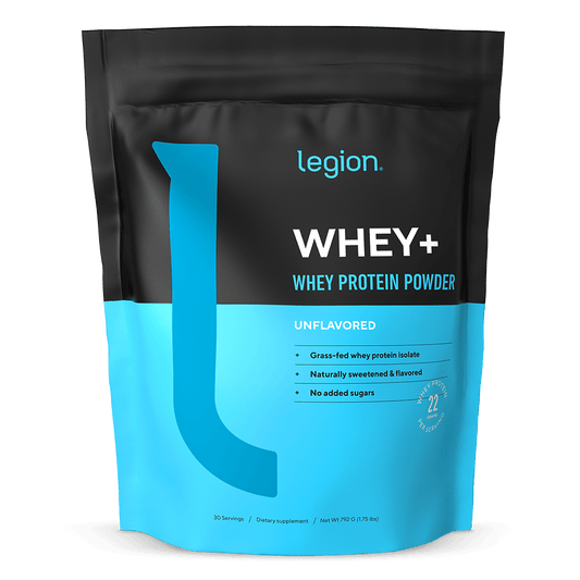 Legion Whey+ Whey Protein Isolate – Unflavoured | 30 Servings