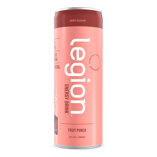 Legion Energy Drink Zero Sugar – 12 FL oz | 12-Pack | Sugar-Free Energy Boost
