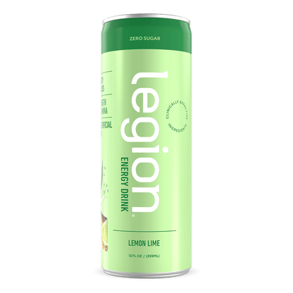 Legion Energy Drink Zero Sugar – 12 FL oz | 12-Pack | Sugar-Free Energy Boost