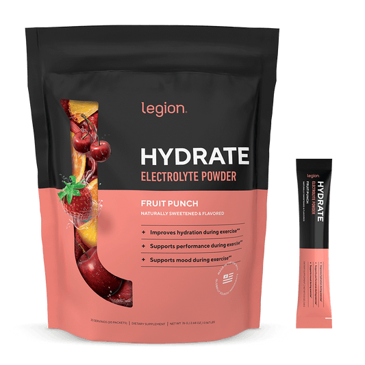 Legion Hydrate Electrolyte Powder – 20 Servings | Hydration & Recovery Formula