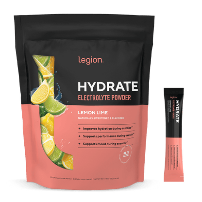 Legion Hydrate Electrolyte Powder – 20 Servings | Hydration & Recovery Formula