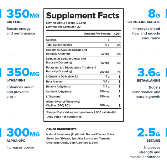 LEGION PULSE Pre-Workout Supplement – Green Apple Flavor | Caffeine-Free, Stim-Free Formula for Clean Energy, Focus & Endurance