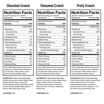 Legion Protein Cereal Variety Pack – High-Protein, Low-Sugar Breakfast Cereal (3-Pack)