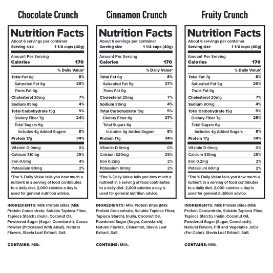 Legion Protein Cereal Variety Pack – High-Protein, Low-Sugar Breakfast Cereal (3-Pack)