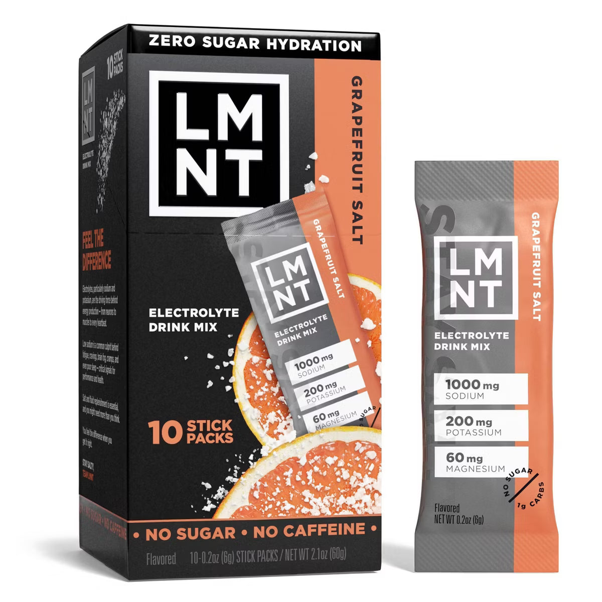 LMNT Zero-Sugar Electrolyte Drink Mix – Hydration Support Powder