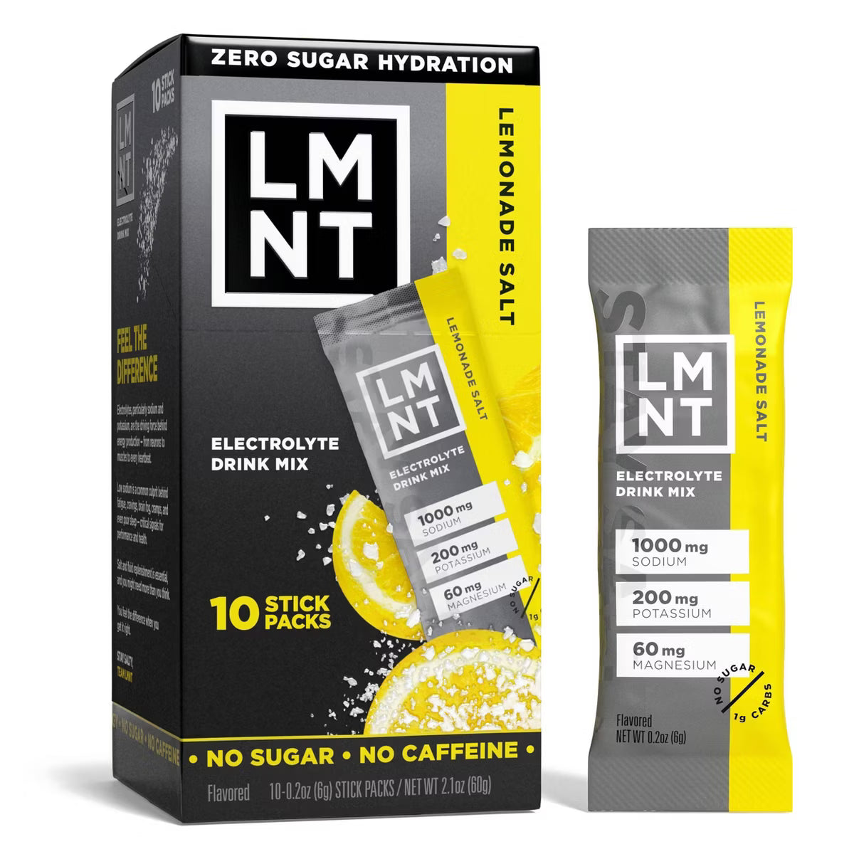 LMNT Zero-Sugar Electrolyte Drink Mix – Hydration Support Powder