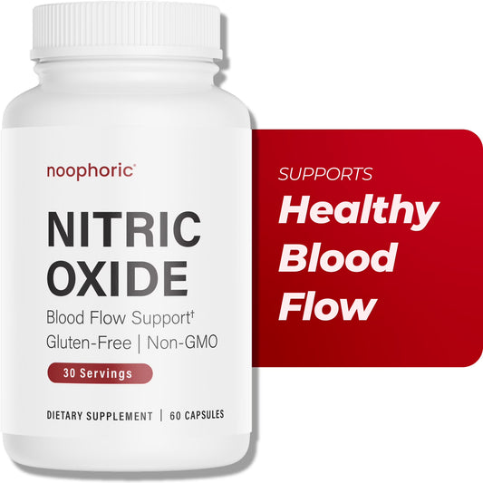 Noophoric Nitric Oxide Booster – L-Arginine & L-Citrulline Complex for Muscle Pump (60ct)