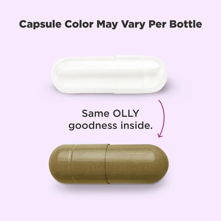 OLLY Beat the Bloat Capsules, 25 Count | Digestive Enzyme Support with Dandelion & Ginger