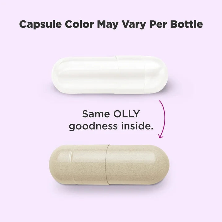 OLLY Happy Hoo-Ha Capsules, 25 Count | Probiotic Supplement for Women’s Vaginal Health & pH Balance