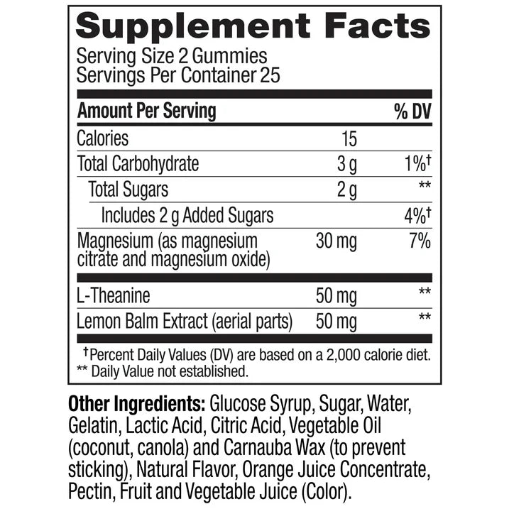 OLLY Kids Chillax Gummies, 50 Count | Magnesium & L-Theanine Supplement for Calm and Relaxation