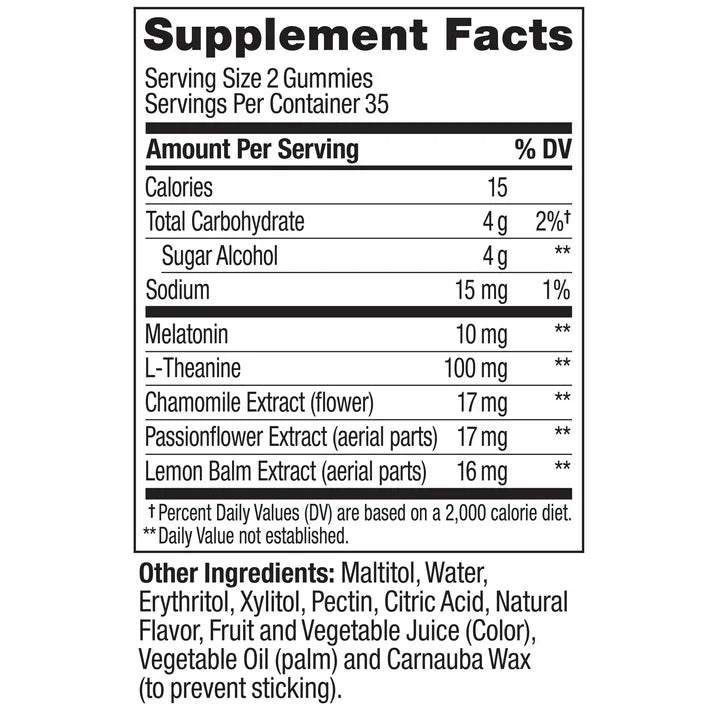 OLLY Maximum Strength Sleep Gummies, 50 Count | 10 mg Melatonin with L-Theanine | Strawberry Flavor Sleep Support