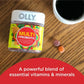 OLLY Adult Daily Multi + Probiotic Gummies, 70 Count | Daily Multivitamin with Probiotics for Digestive & Immune Support