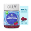 OLLY Relaxing Magnesium Gummies, 60 Count | Magnesium Citrate Supplement for Muscle Relaxation & Calm Support | Raspberry Flavor