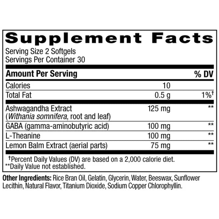 OLLY Ultra Strength Goodbye Stress Softgels, 60 Count | Ashwagandha & L-Theanine for Advanced Stress Support