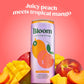 Bloom Nutrition Sparkling Energy Drink – Peach Mango, 12oz (12 Pack)
