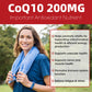 Beau CoQ10 200mg – Heart Health & Cardiovascular Support (120 Vegetarian Capsules)
