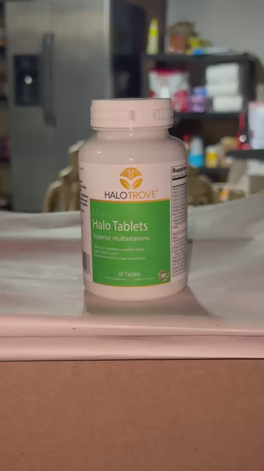 Men's Halo Multivitamin Tablets – Premium Daily Supplement for Men's Health, Energy & Vitality